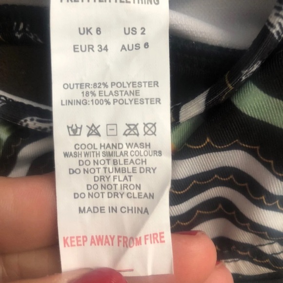 New with tag.Pretty little things bikini , tribal pattern - Picture 2 of 2